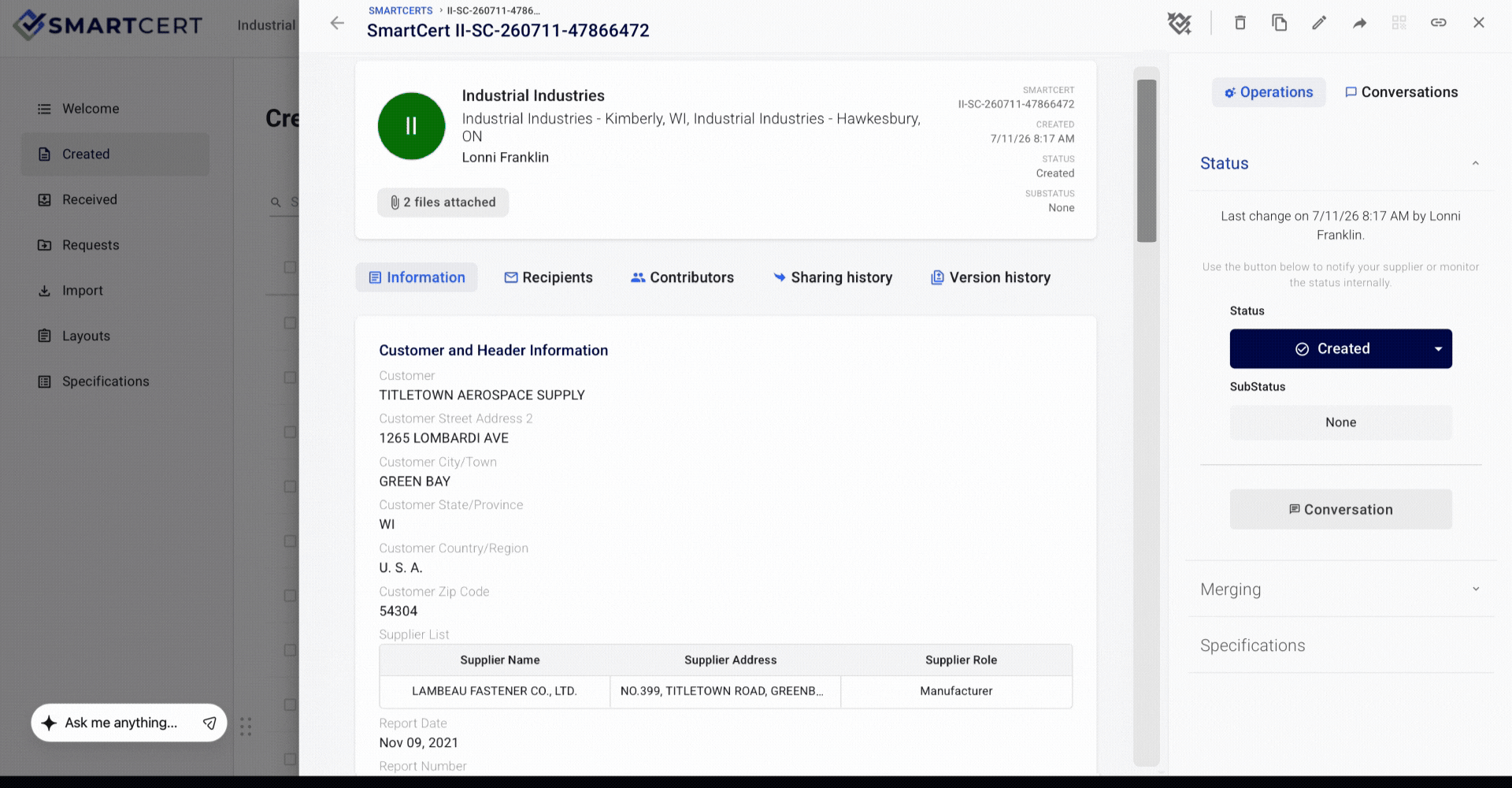 Sourcing questions deserve defensible answers Supply Chain Traceability