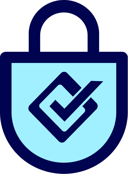 Enterprise Security 2 lock with smartcert logo inside